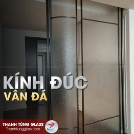 Hạng Mục vách Ngăn Kính Đúc Vân Đá Uốn Cong