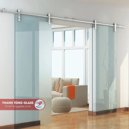 CỬA KÍNH LÙA 2 CÁNH CƯỜNG LỰC