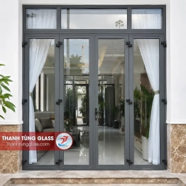 CỬA NHÔM XINGFA 4 CÁNH MỞ QUAY