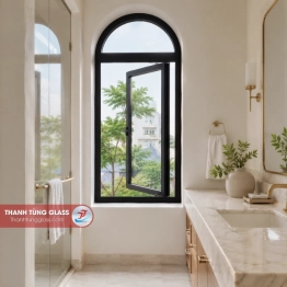 Cửa Sổ Nhôm Xingfa Mở Quay 1 Cánh