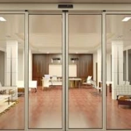 CỬA TỰ ĐỘNG KHUNG NHÔM HGP