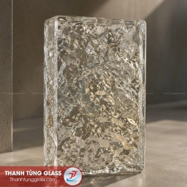 GẠCH KÍNH KHỐI ĐẶC HOA VĂN