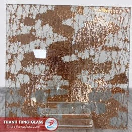 Kính ghép hiệu ứng vân nhũ