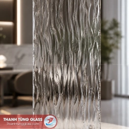 Kính đúc vân dòng chảy