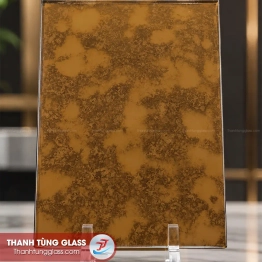 KÍNH THUỶ GIẢ CỔ MÀU TRÀ