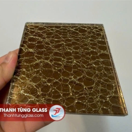 Kính thủy trà ghép lụa