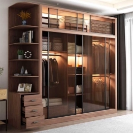 NHÔM HỆ CỬA TỦ CÁNH KÍNH TT03