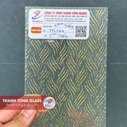 Kính ghép hiệu ứng vân nhũ