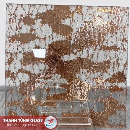 Kính ghép hiệu ứng vân nhũ