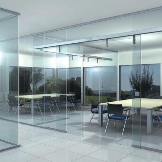 Vách kính cường lực 10 ly
