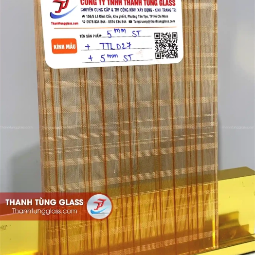 Kính siêu trong ghép lụa