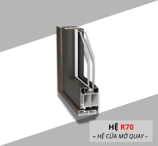 Cửa nhôm Maxpro JP hệ 70