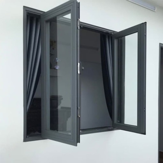 Cửa  sổ 2 cánh  nhôm Xingfa mở quay 