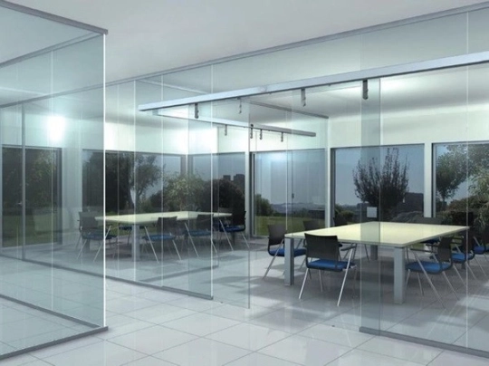 Vách kính cường lực 10 ly