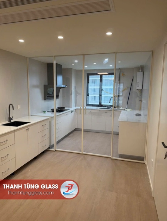 Nhôm Slim kết hợp với Kính Cường Lực