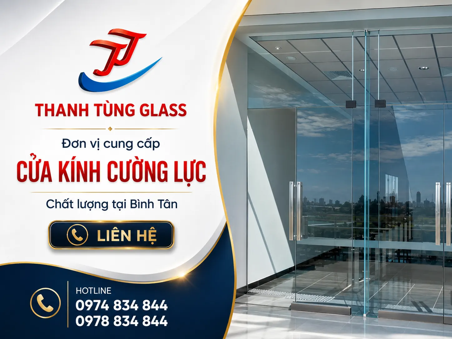cửa kính cường lực