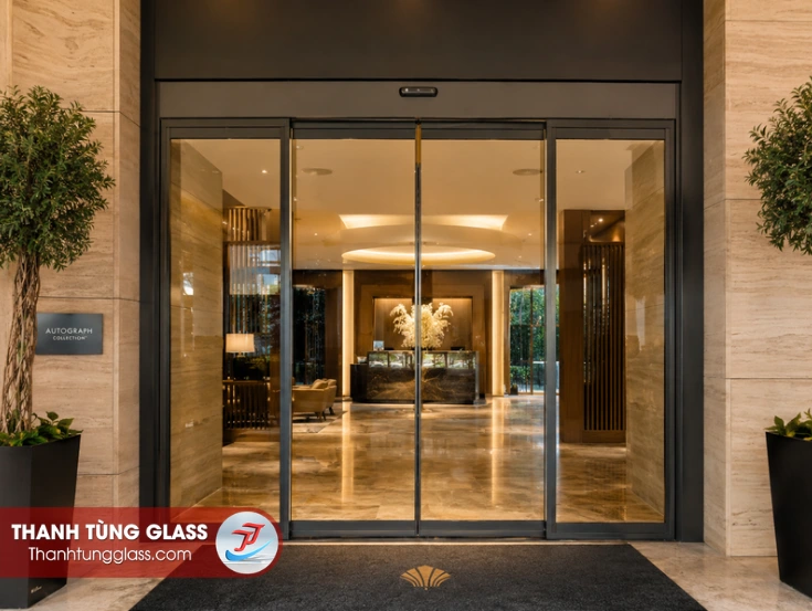 Cửa kính lùa tự động cao cấp