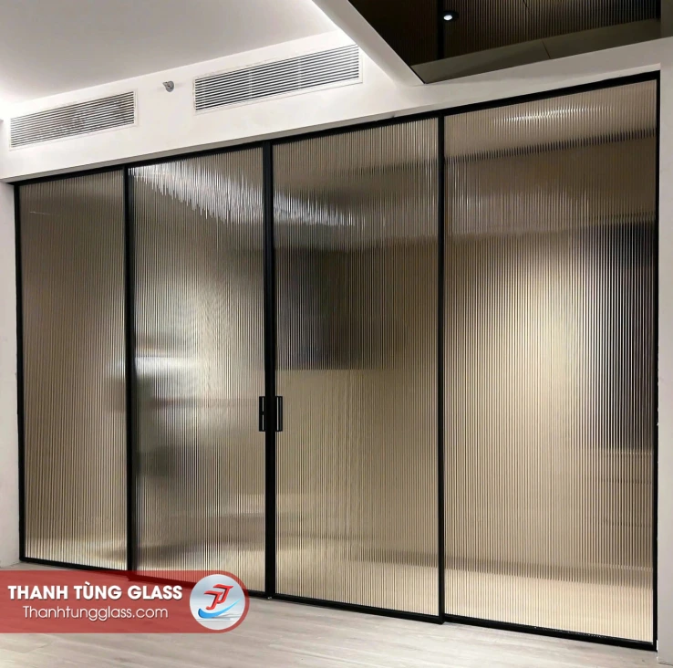 Cửa lùa nhôm Slim 4 cánh