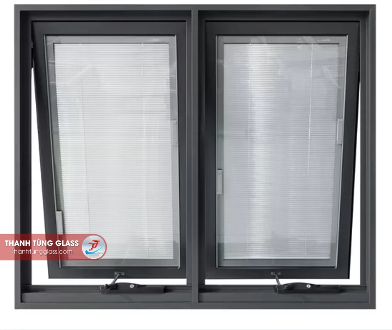 Cửa sổ nhôm xingfa mở hất 2 cánh