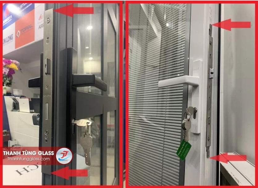 Khóa đa điểm cửa nhôm