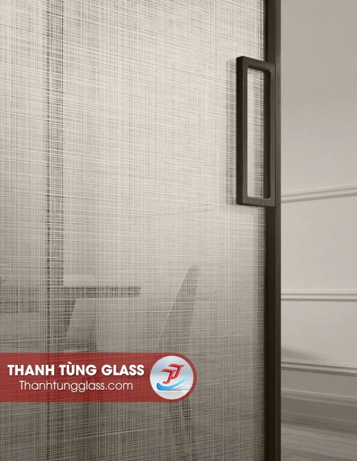 Cửa kính ghép lụa
