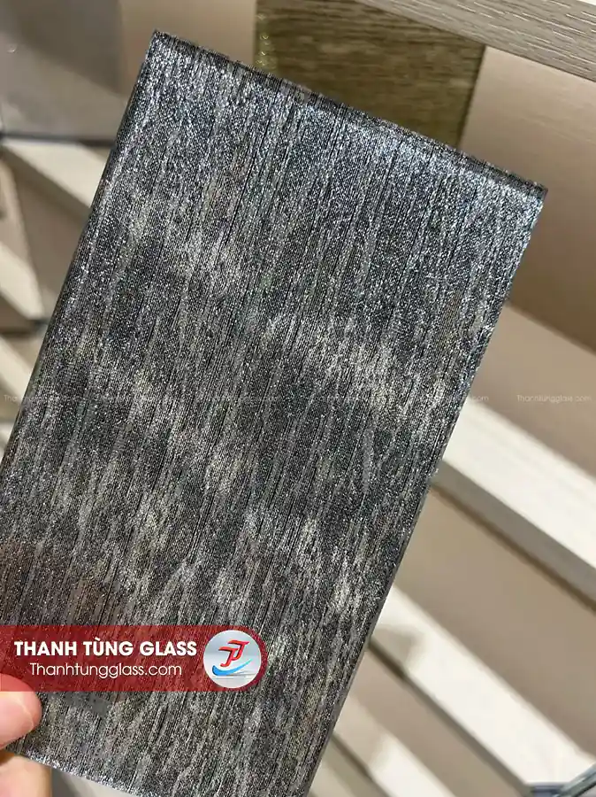 Mẫu kính ghép lụa