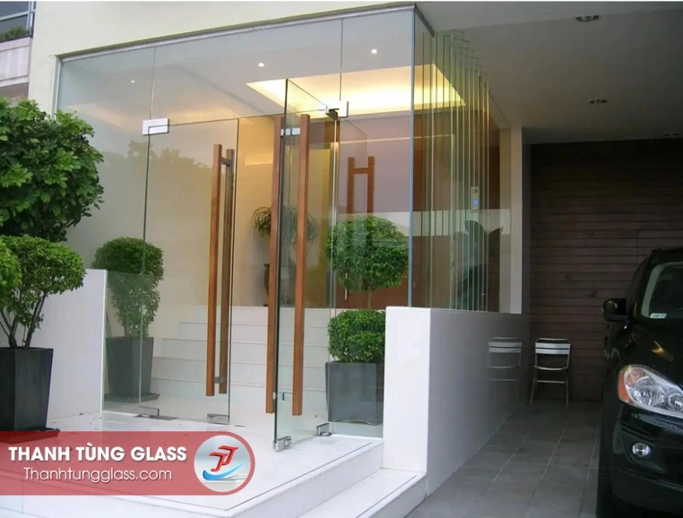 Của kính cường lực 2 cánh