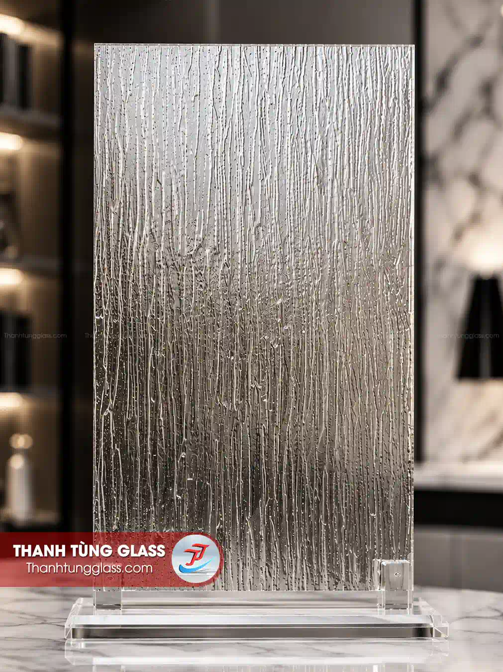 Kính đúc hạt mưa