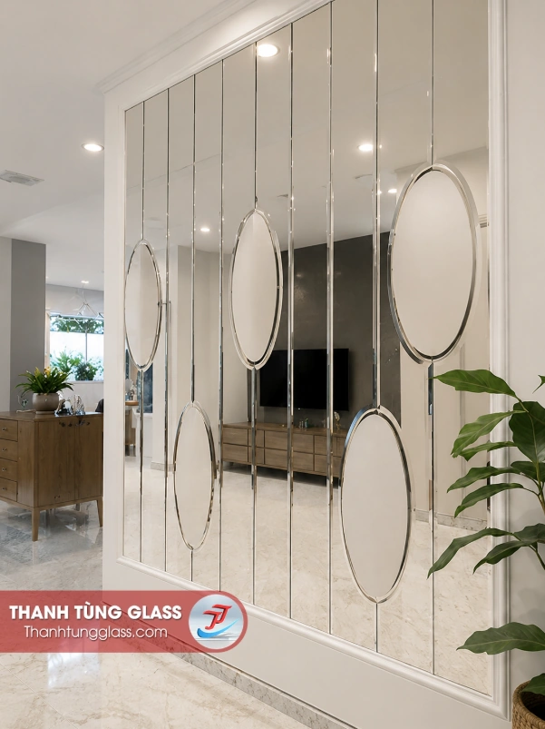 Kính thuỷ ốp tường